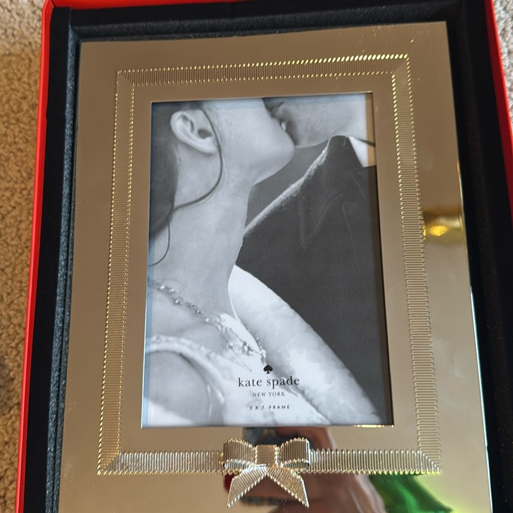 Kate Spade Silver Frame with Bow Accent